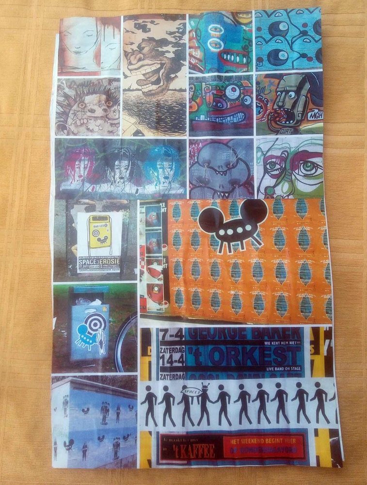 Graffiti Stickers collage #3